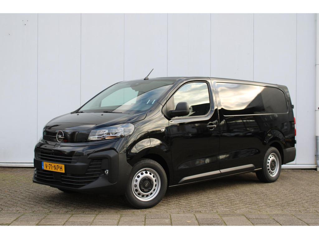 Opel Vivaro-e Electric L3 136 pk 75 kWh Parkeercamera / Carp, Auto's, Bestelauto's, 136 pk, 2027 kg, Zwart, Origineel Nederlands
