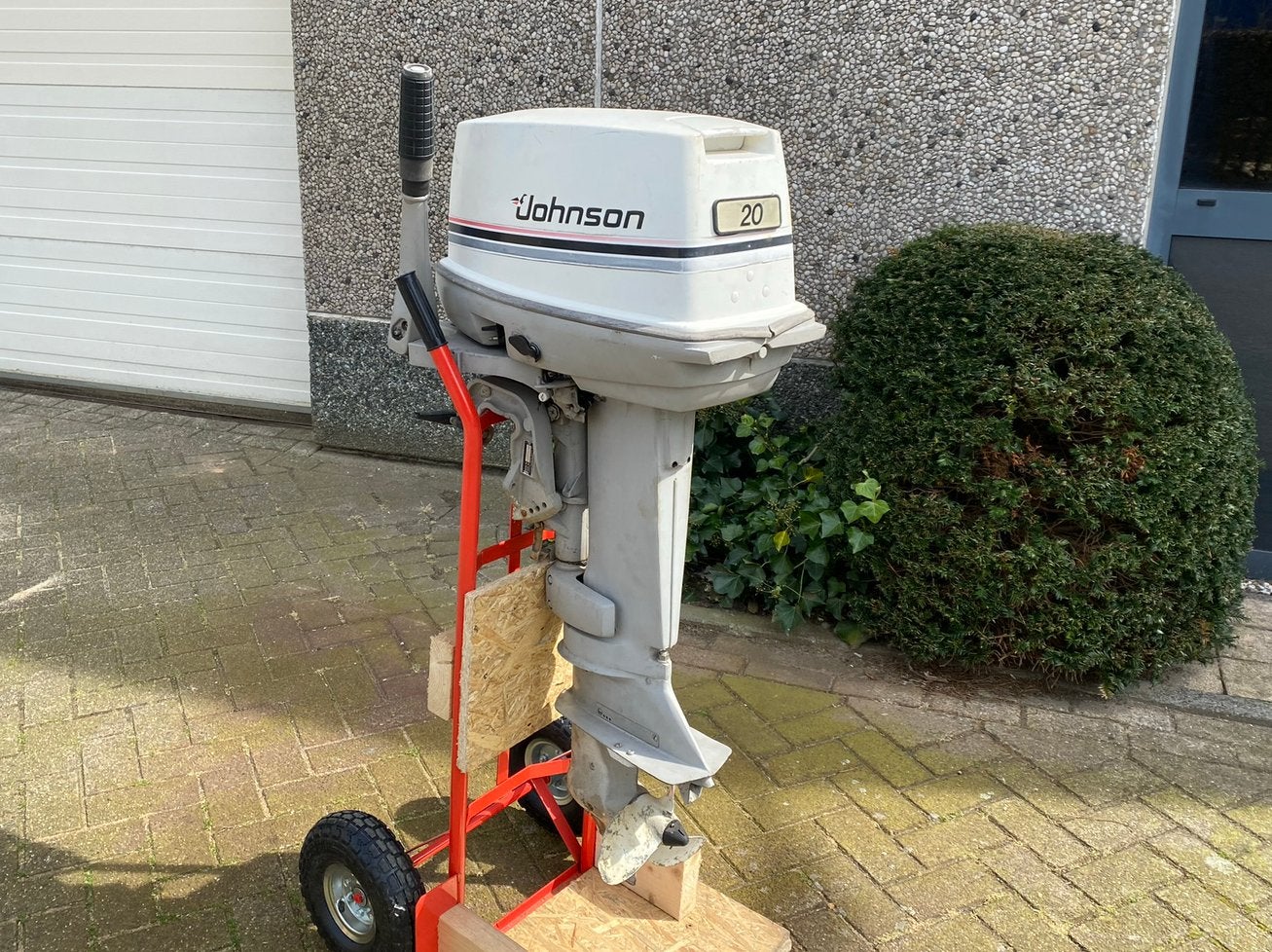 Johnson 20 pk 2 takt kortstaart buitenboordmotor, Ophalen, Benzine, 10 tot 30 pk
