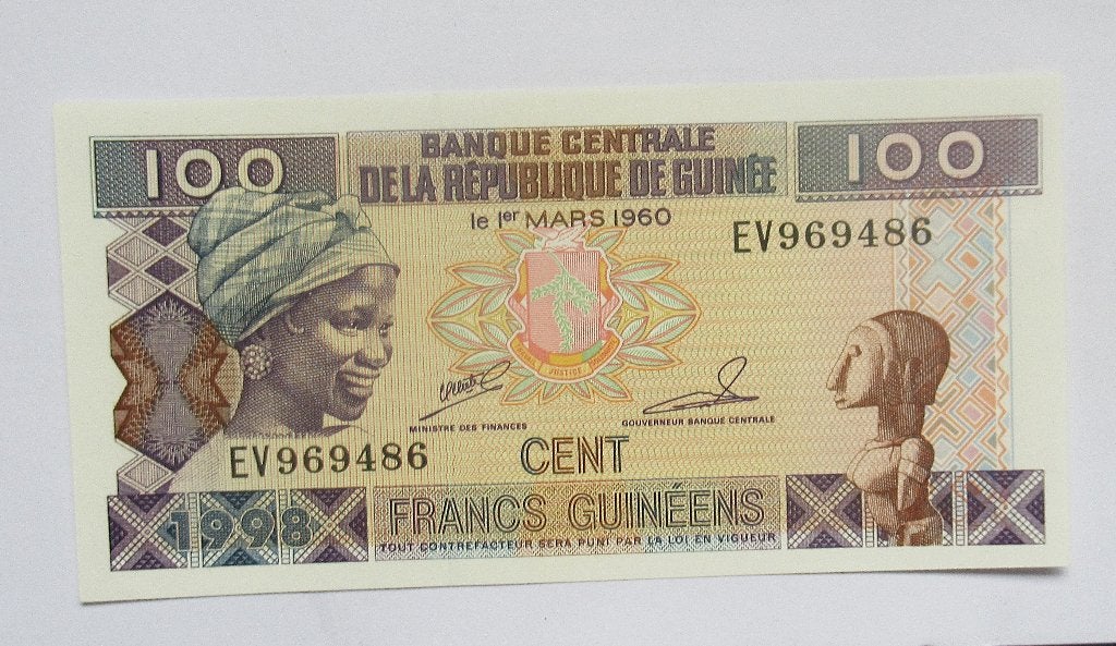 Guinee 100 Francs 1998, Verzenden, Guinee