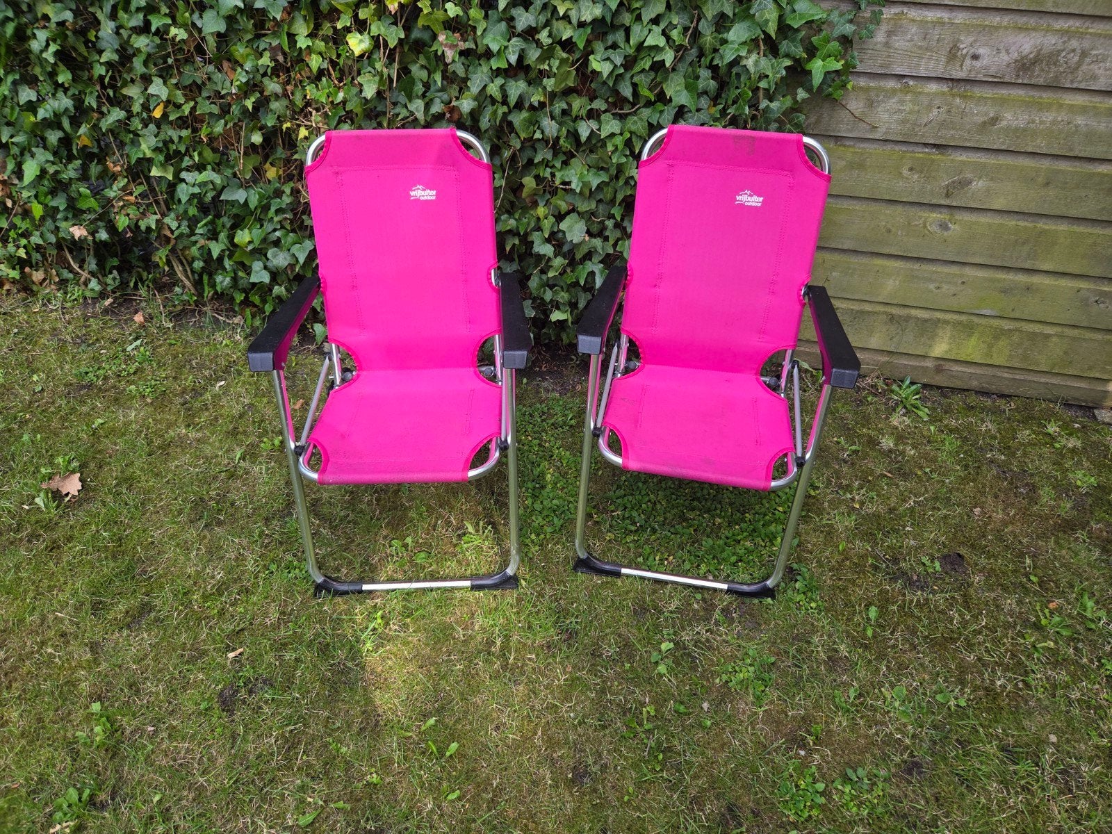 2 opvouwbare klapstoeltjes, Ophalen, Gebruikt, Campingstoel