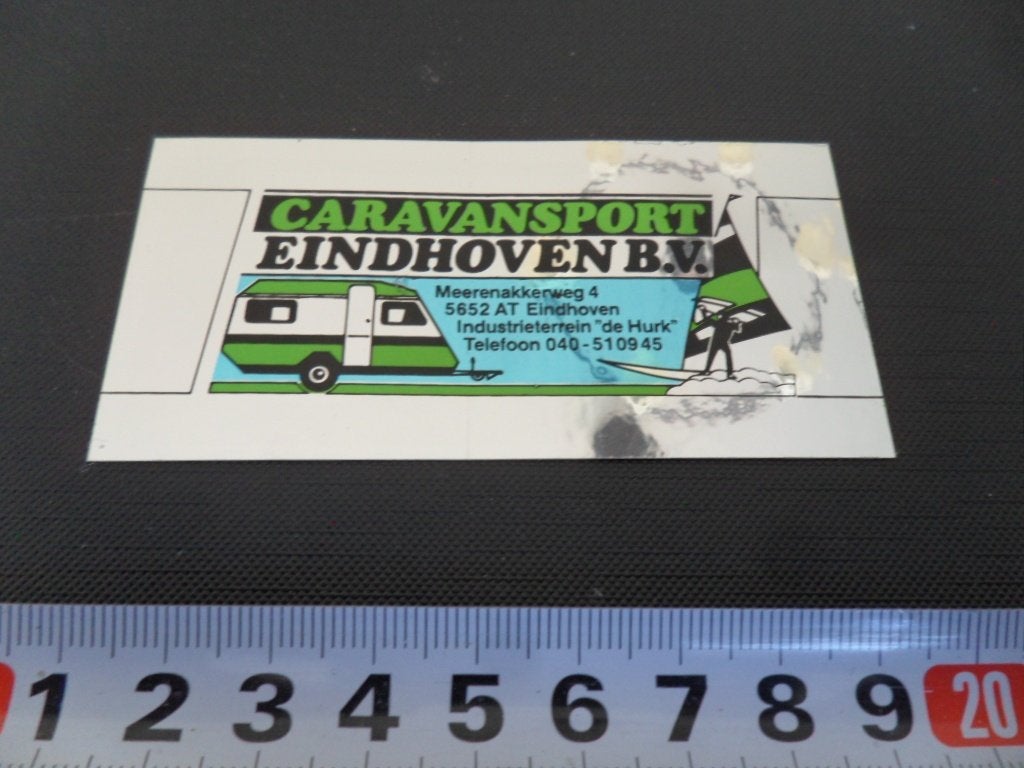 sticker folie ehv caravan sport eindhoven meerenakkerweg 4, Verzamelen, Stickers, Ophalen, Zo goed als nieuw