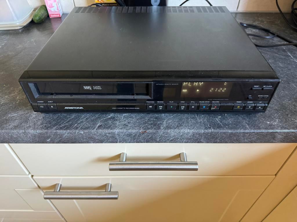Aristona 86SB1 videorecorder videospeler vhs, Audio, Tv en Foto, Videospelers, Ariatona, Aristona, Ophalen of Verzenden, Zo goed als nieuw