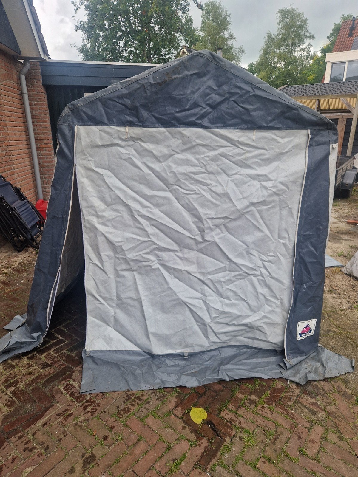 Schuurtent, Ophalen