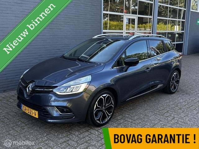 Renault Clio Estate 0.9 TCe Bose, Auto's, 1063 kg, Gebruikt, 580 kg, Leder en Stof