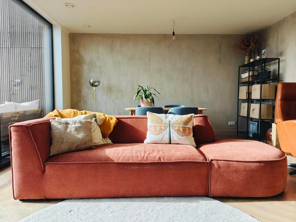 Modulaire bank - NOUS living - kleur Terra, Ophalen, Modern, Scandinavisch, 150 tot 200 cm, Hoekbank