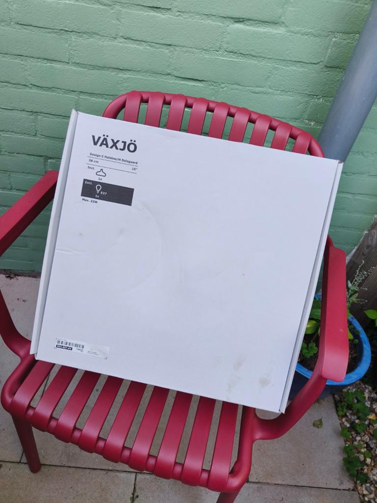 IKEA VÄXJÖ Plafondlamp - Nieuw in doos, Nieuw, Ophalen of Verzenden, Modern, Minder dan 50 cm
