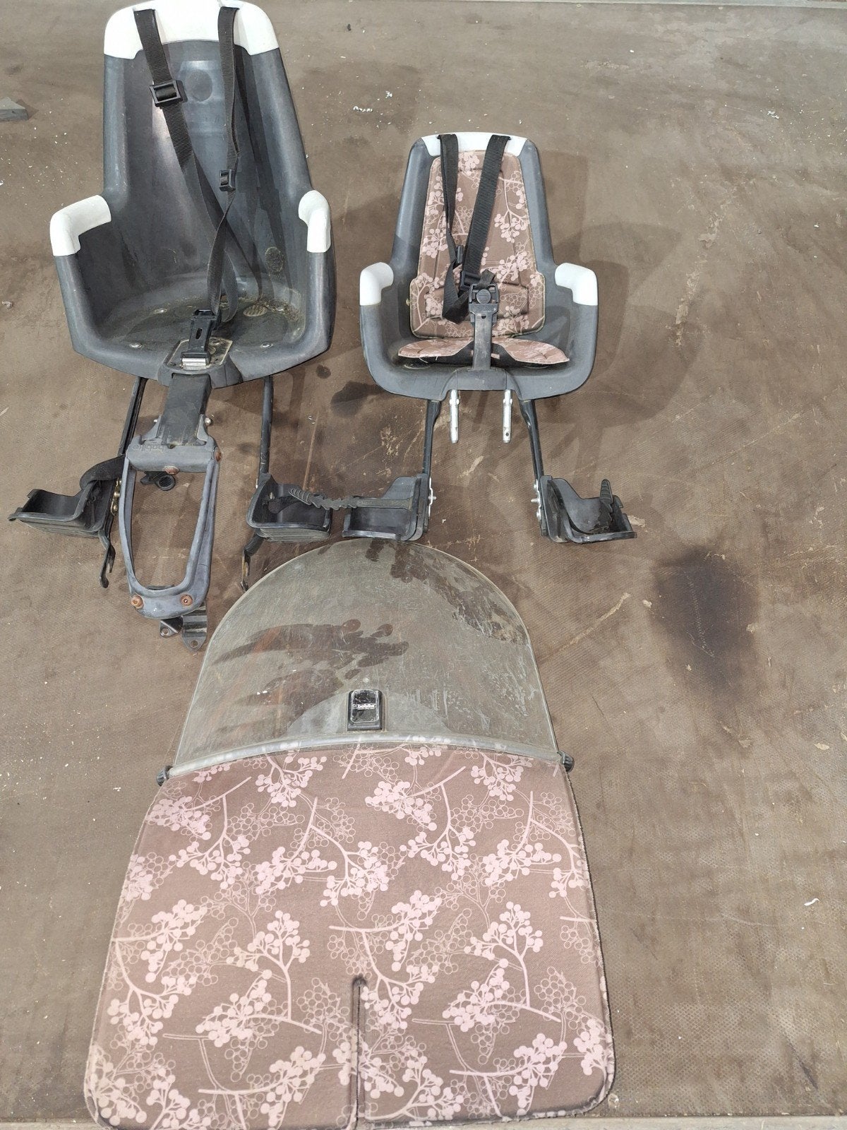 Bobike fietszitjes (voor en achter) met windscherm, Ophalen of Verzenden