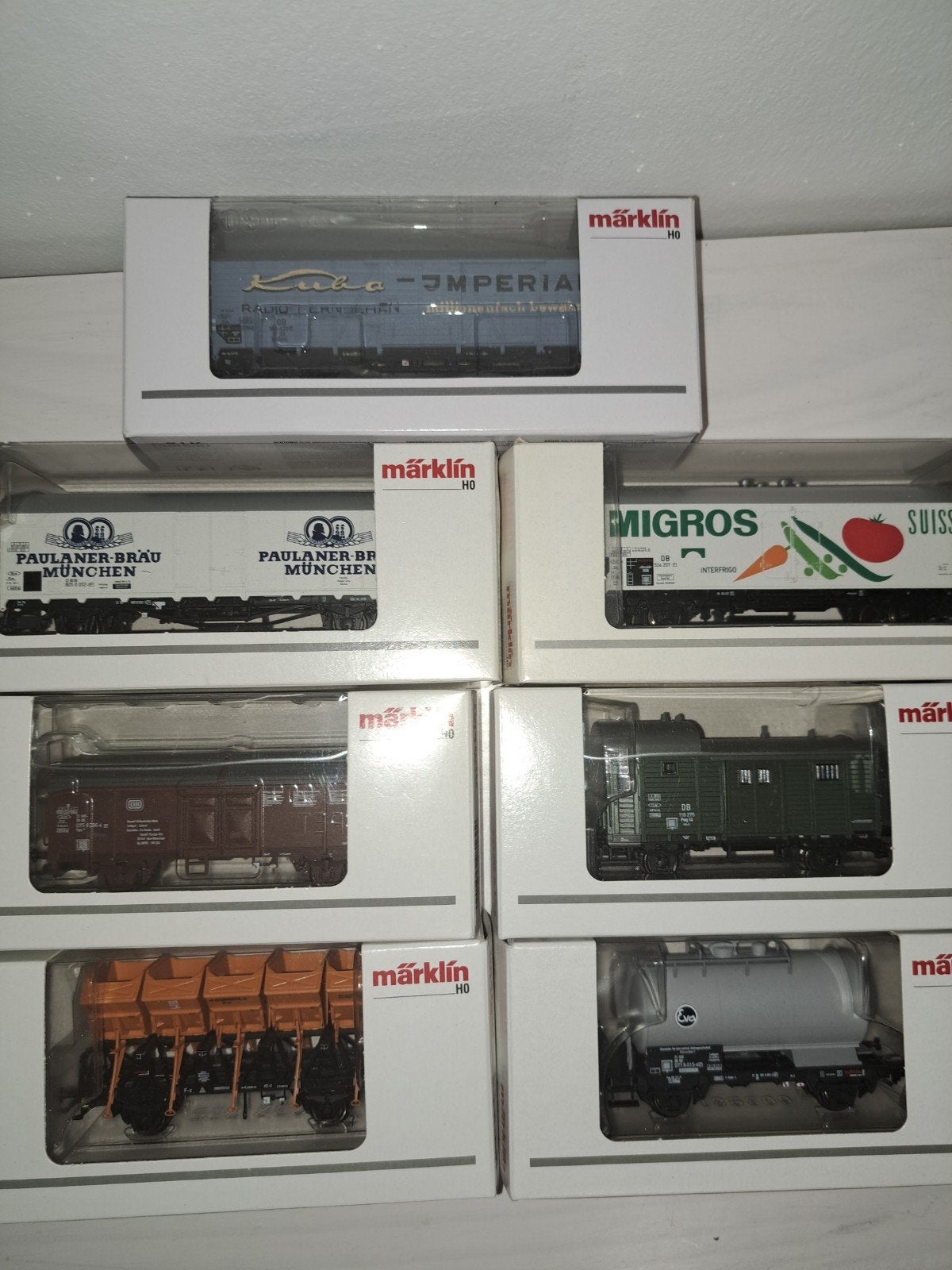 marklin jaar wagons, Wisselstroom, Wagon, Ophalen of Verzenden, Märklin