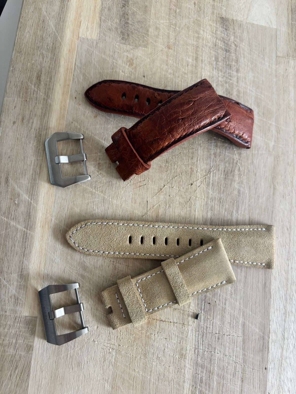 Horlogebandjes voor Panerai Radiomir 45mm - 27mm breed, Overige merken, Overige materialen, Polshorloge, Ophalen of Verzenden