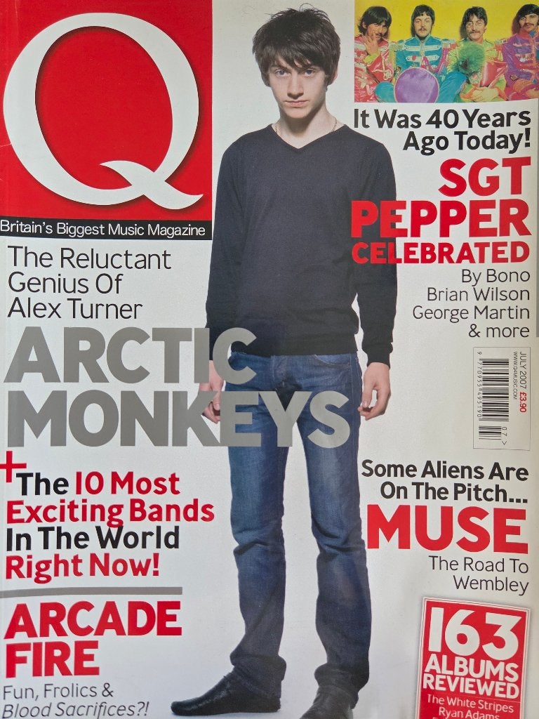 Q 07-2007 Arctic Monkeys Arcade Fire Beatles Happy Mondays W, Boeken, Ophalen of Verzenden, Zo goed als nieuw, Muziek, Film of Tv