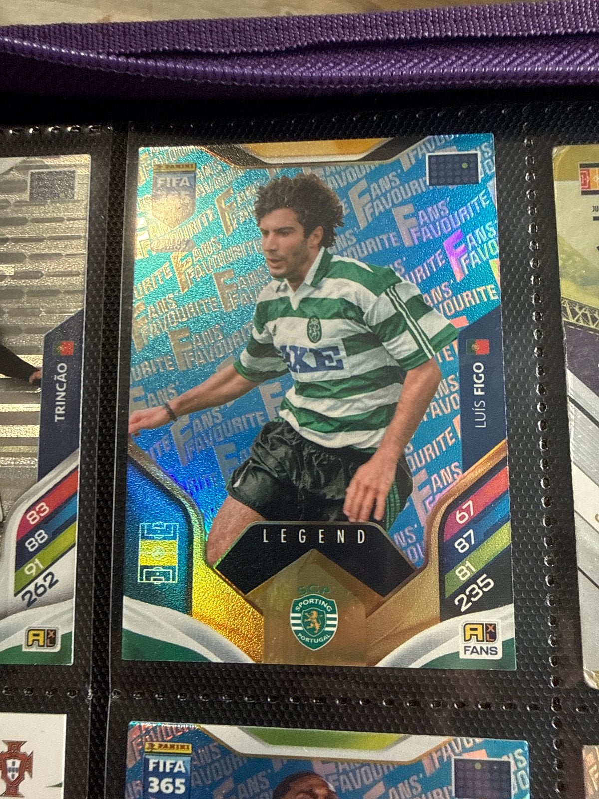 FIFA 365 Panini Adrenalyn XL Luis Figo Legend Kaart, Verzamelen, Sportartikelen en Voetbal, Ophalen of Verzenden, Zo goed als nieuw