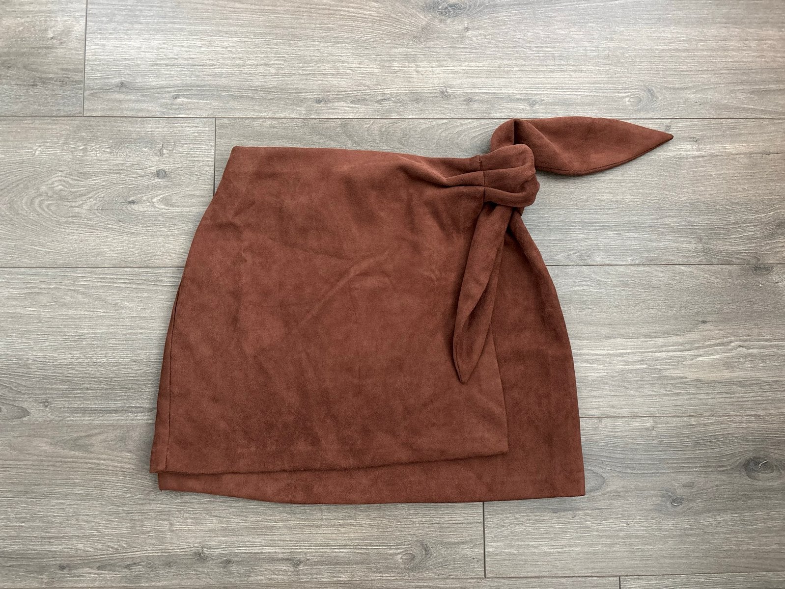 Cotton Club Suède Look Rokje Maat M, Maat 38/40 (M), Bruin, Ophalen of Verzenden, Zo goed als nieuw
