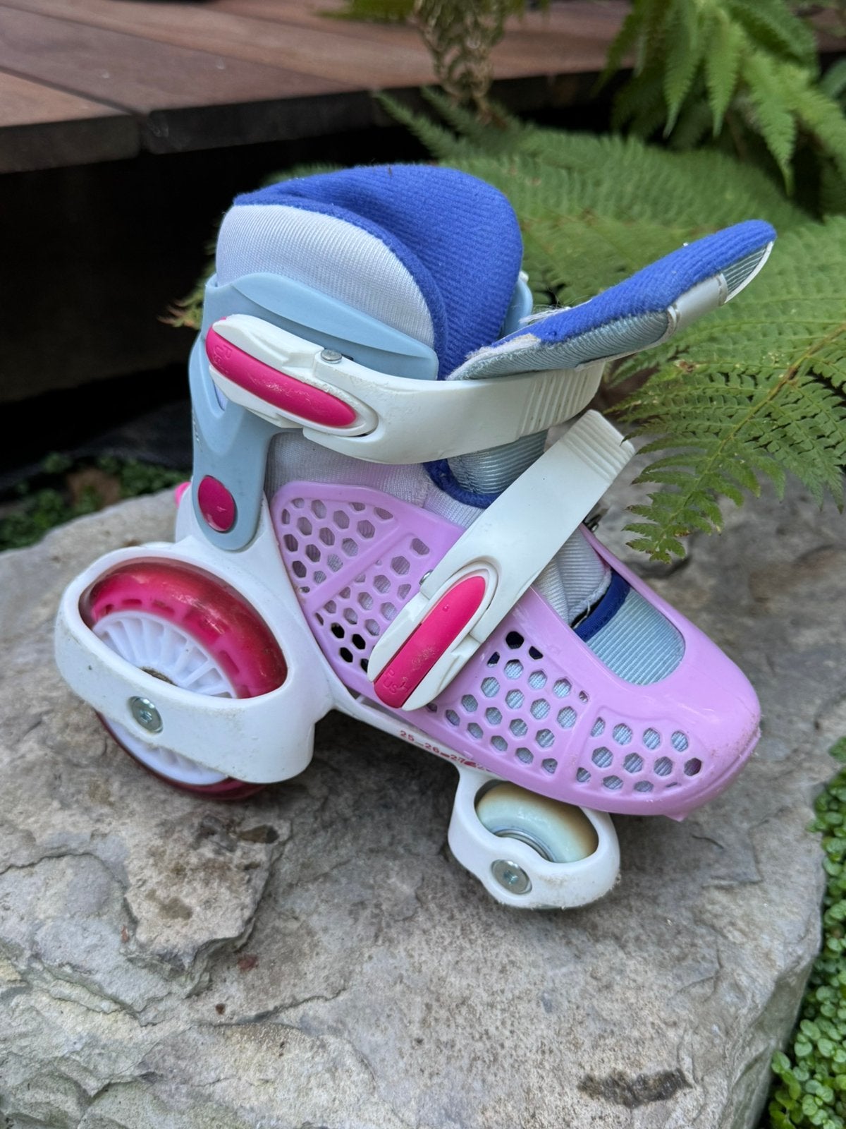 Rolschaatsen, Ophalen, Verstelbaar, Zo goed als nieuw, Kinderen
