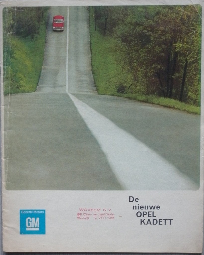 Opel Kadett brochure (OP16) auto, Ophalen of Verzenden, Zo goed als nieuw, Opel