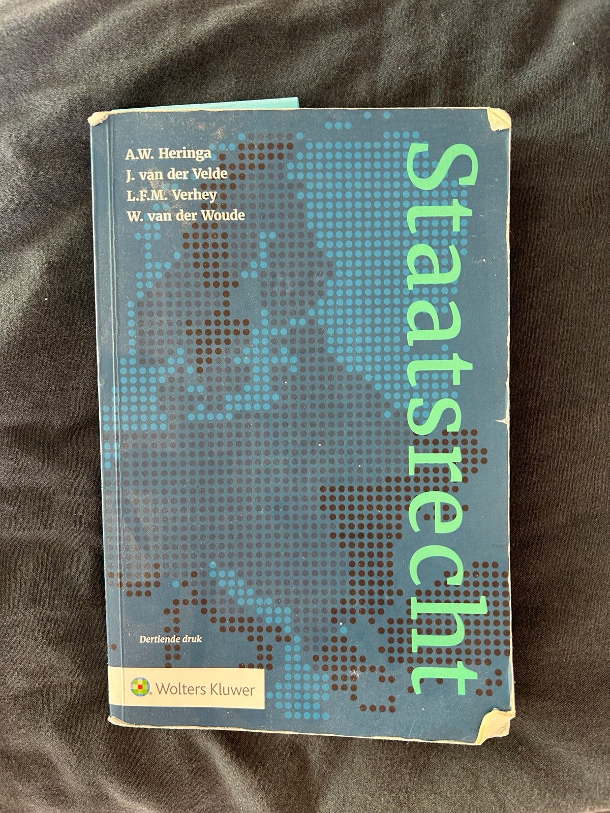 Staatsrecht - Heringa, van der Velde, Verhey, van der Woude, Boeken, Ophalen of Verzenden, Gamma, Gelezen, WO