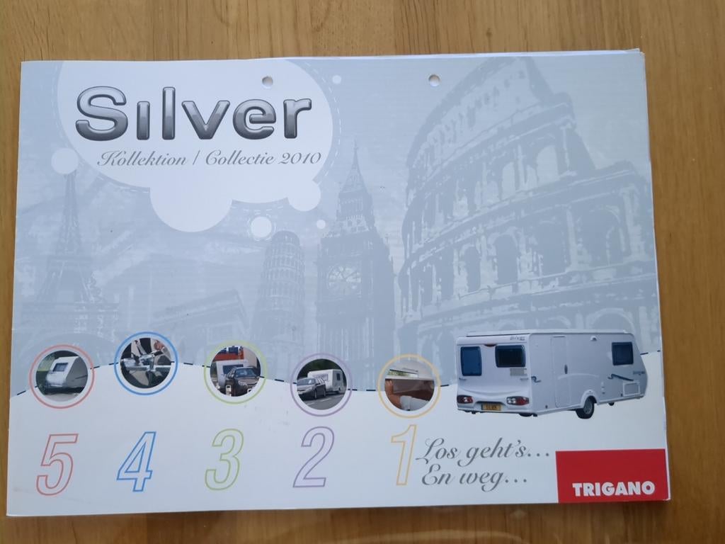 Silver Rapido Caravan Folder - Collectie 2010, Ophalen of Verzenden