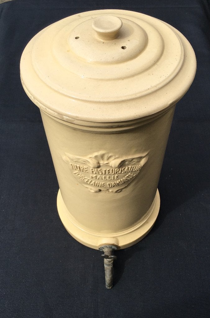Antieke Porseleinen Waterfilter - F. Pasteur Mallie, Ophalen