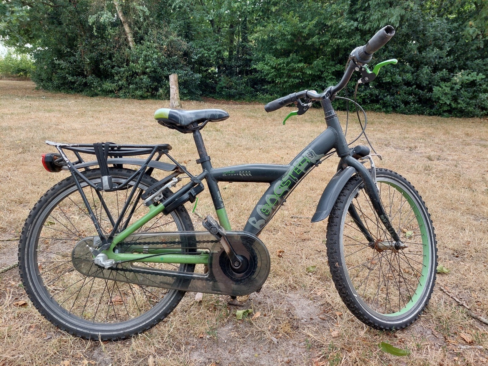 Kinderfiets Loekie Booster 22 inch, 3 versnellingen, Fietsen en Brommers, Fietsen | Jongens, Ophalen, Terugtraprem, 22 inch, Gebruikt