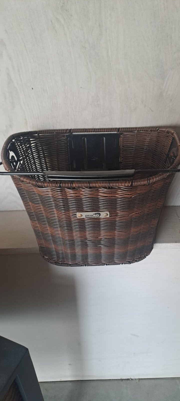 Fietsmand nieuw kleur bruinzwart, Ophalen, Stuurbevestiging, Nieuw, New looks