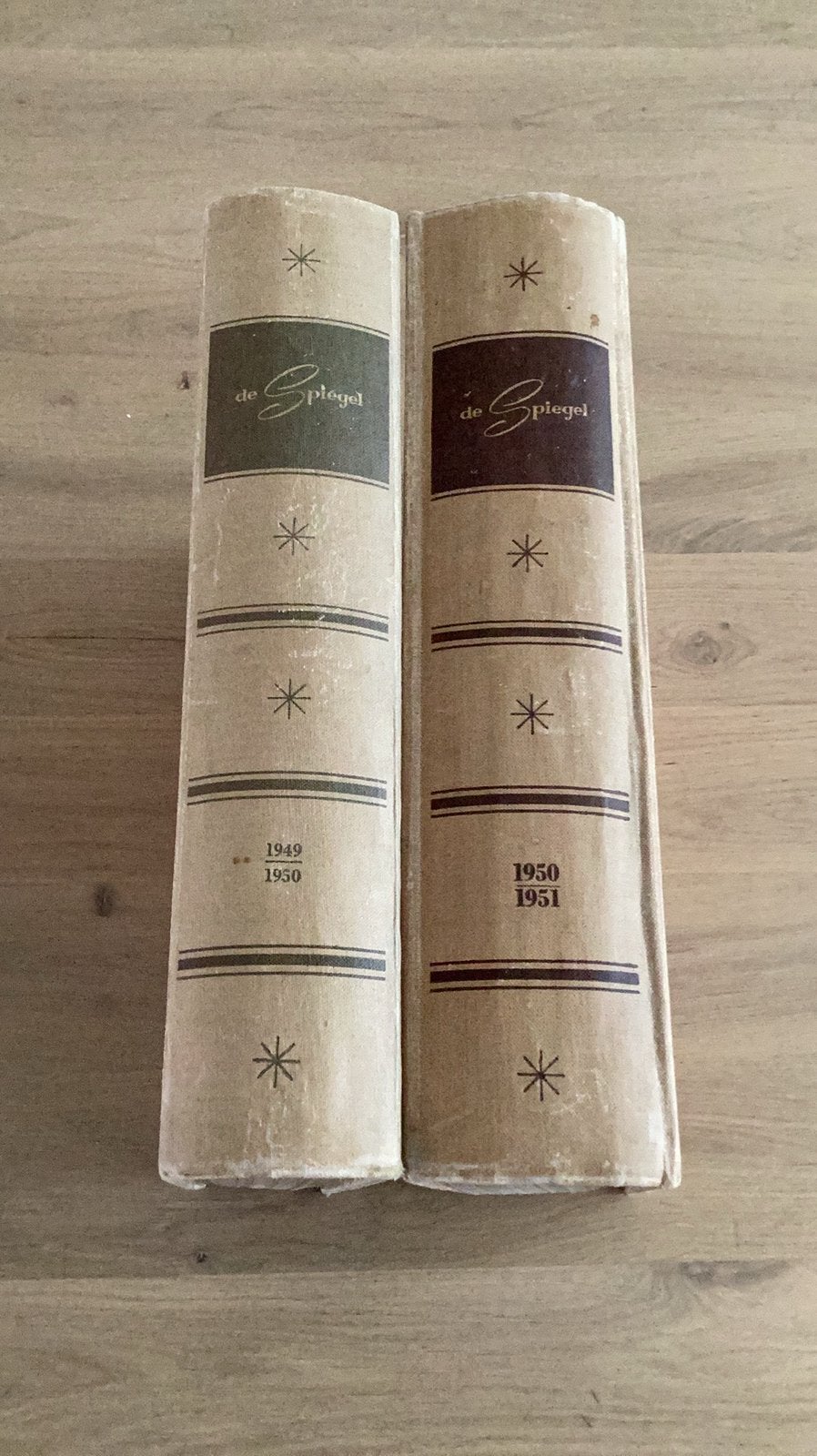 Tijdschrift de spiegel jaargangen 1949 - 1950 en 1950- 1951, Ophalen of Verzenden, Gelezen