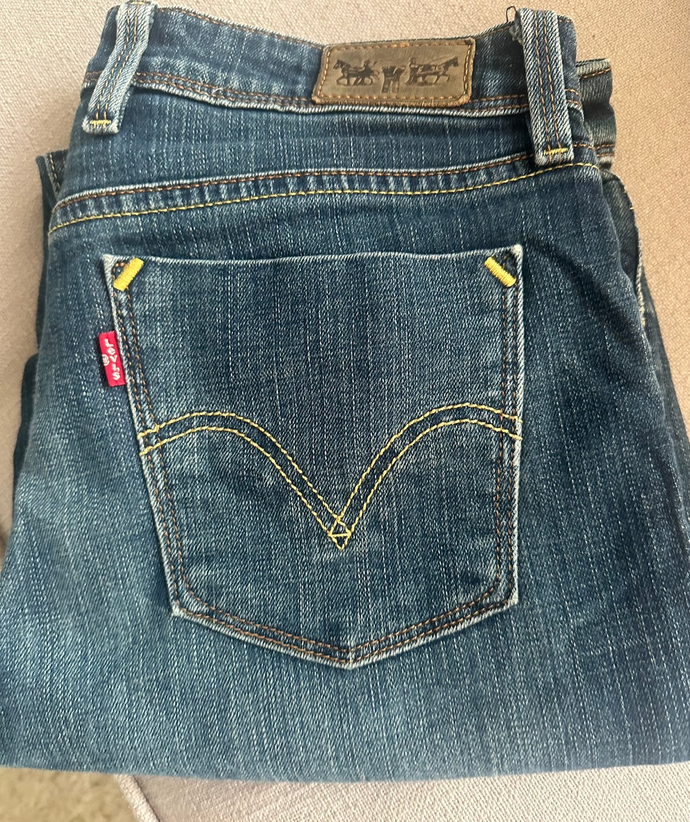 Levi's 627 Straight Fit Jeans W31 L32, Ophalen of Verzenden, Gedragen, Blauw, W30 - W32 (confectie 38/40)