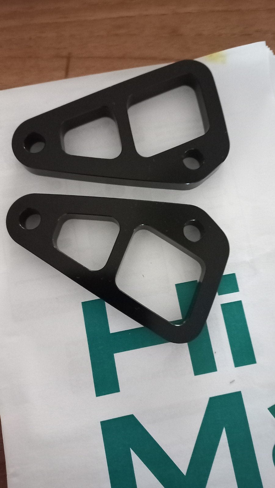 Voetsteun passagier replace platen Aprilia Tuareg660, Ophalen of Verzenden, Zo goed als nieuw