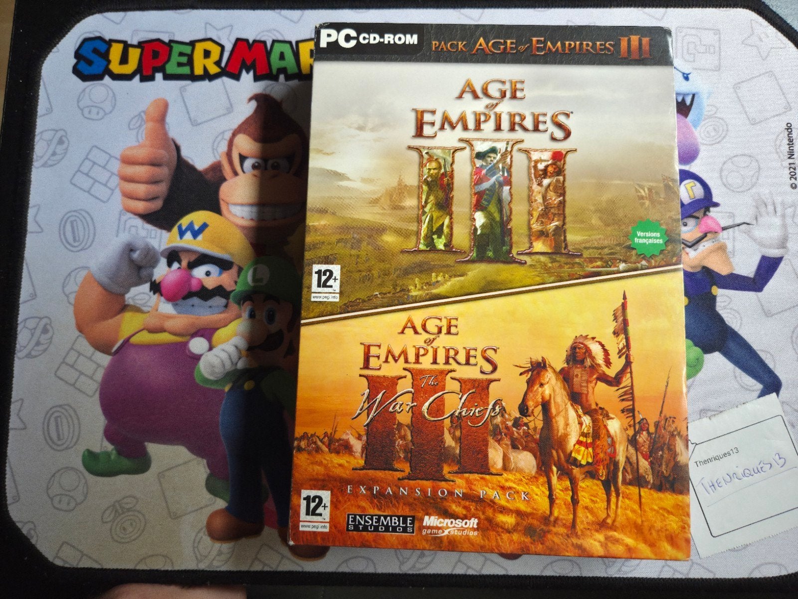 Age of Empires III + The War Chiefs PC CD-ROM Pack, Online, Gebruikt, Ophalen of Verzenden, 3 spelers of meer