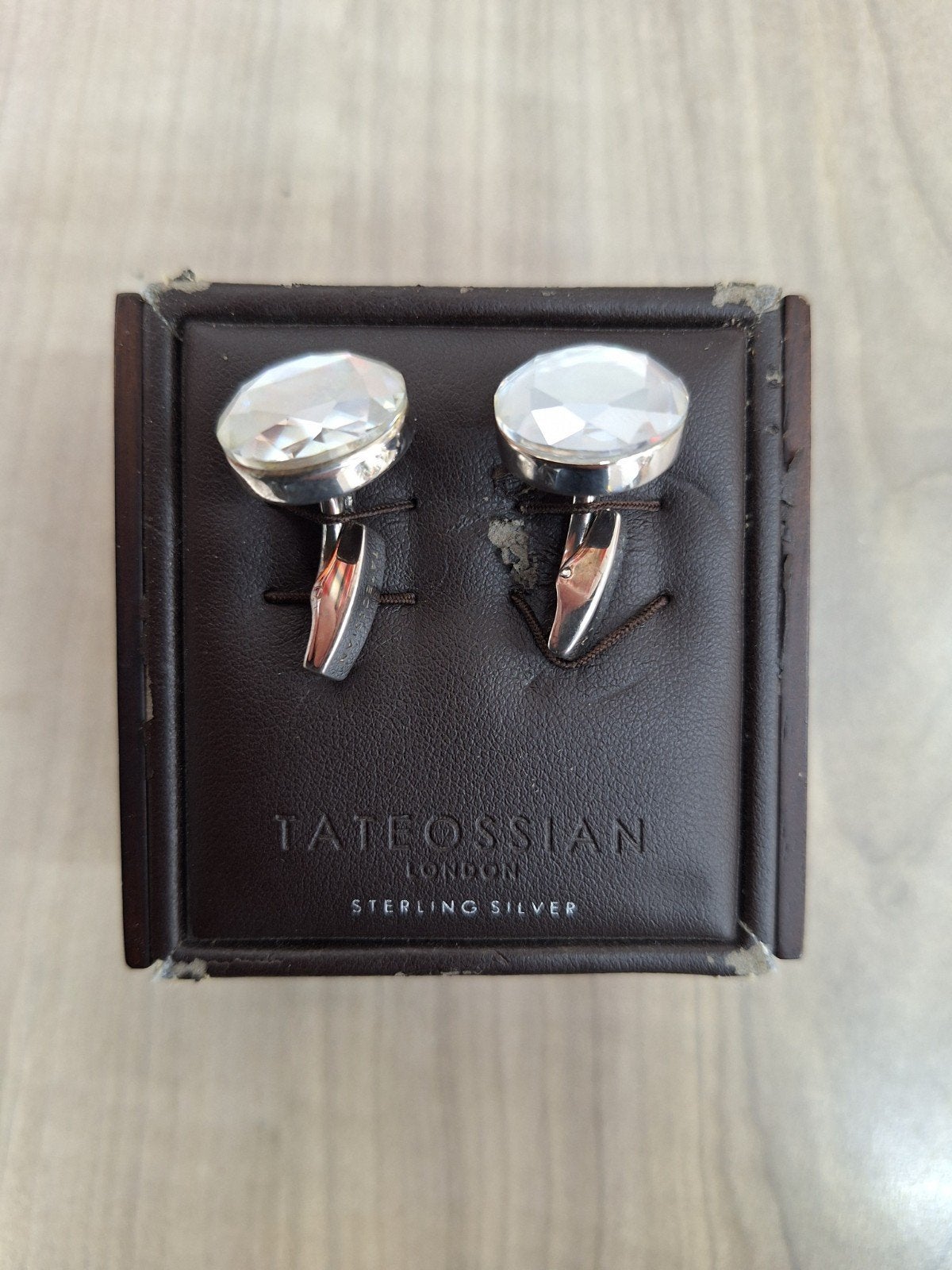 Tateossian London Manchetknopen Sterling Zilver, Onbekend, Verenigd Koninkrijk, Gebruikt, Ophalen of Verzenden, Info@tateossian.com