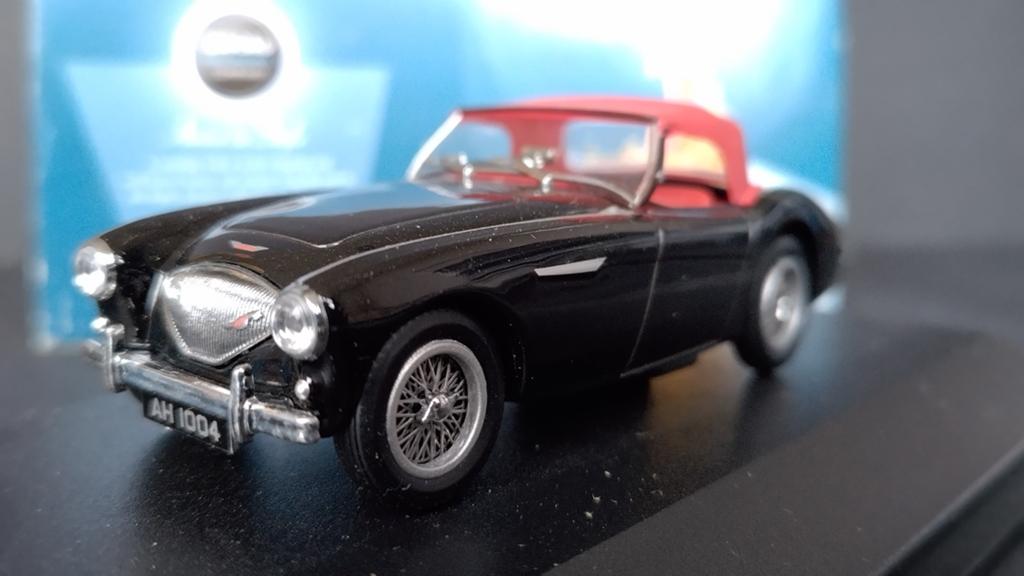 Austin Healey 100 BN1 black Red 1:43 Oxford Diecast Pol, Hobby en Vrije tijd, Modelauto's | 1:43, Overige merken, Auto, Verzenden