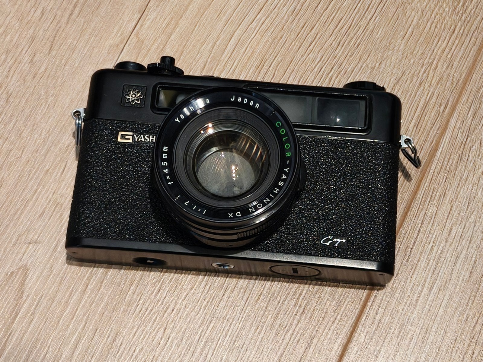 Yashica Electro 35 GT Japans met hoes en accessoires, Ophalen of Verzenden, Gebruikt, Compact, Overige Merken