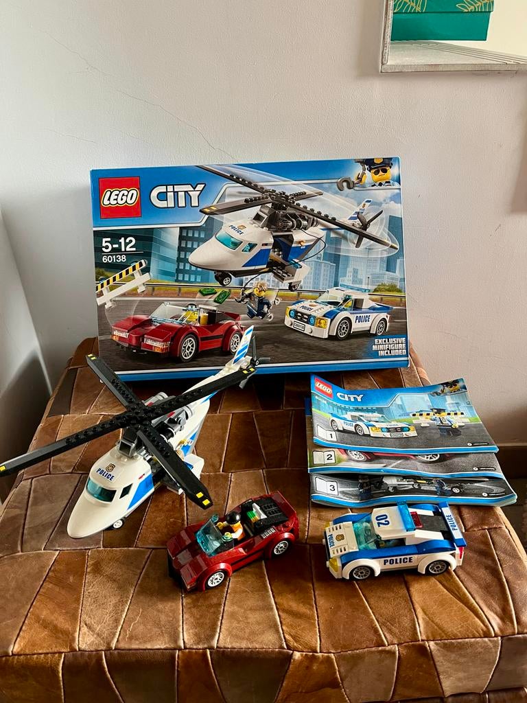 Lego City 60138 Achtervolging met Chase McCain van de games, City, Lego, Ophalen of Verzenden, Zo goed als nieuw