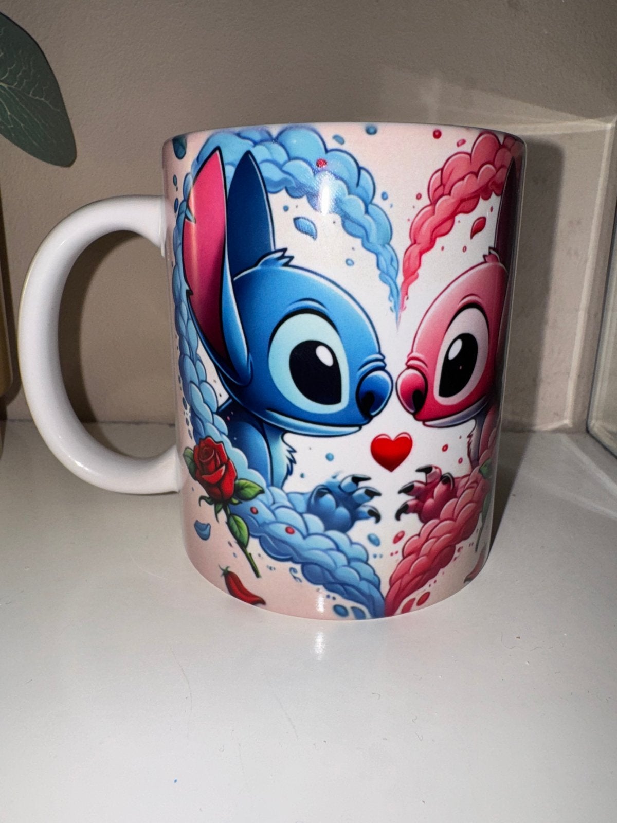 Nieuwe Stitch en Angel mok - Lilo & Stitch, Keramiek, Nieuw, Modern, Mok