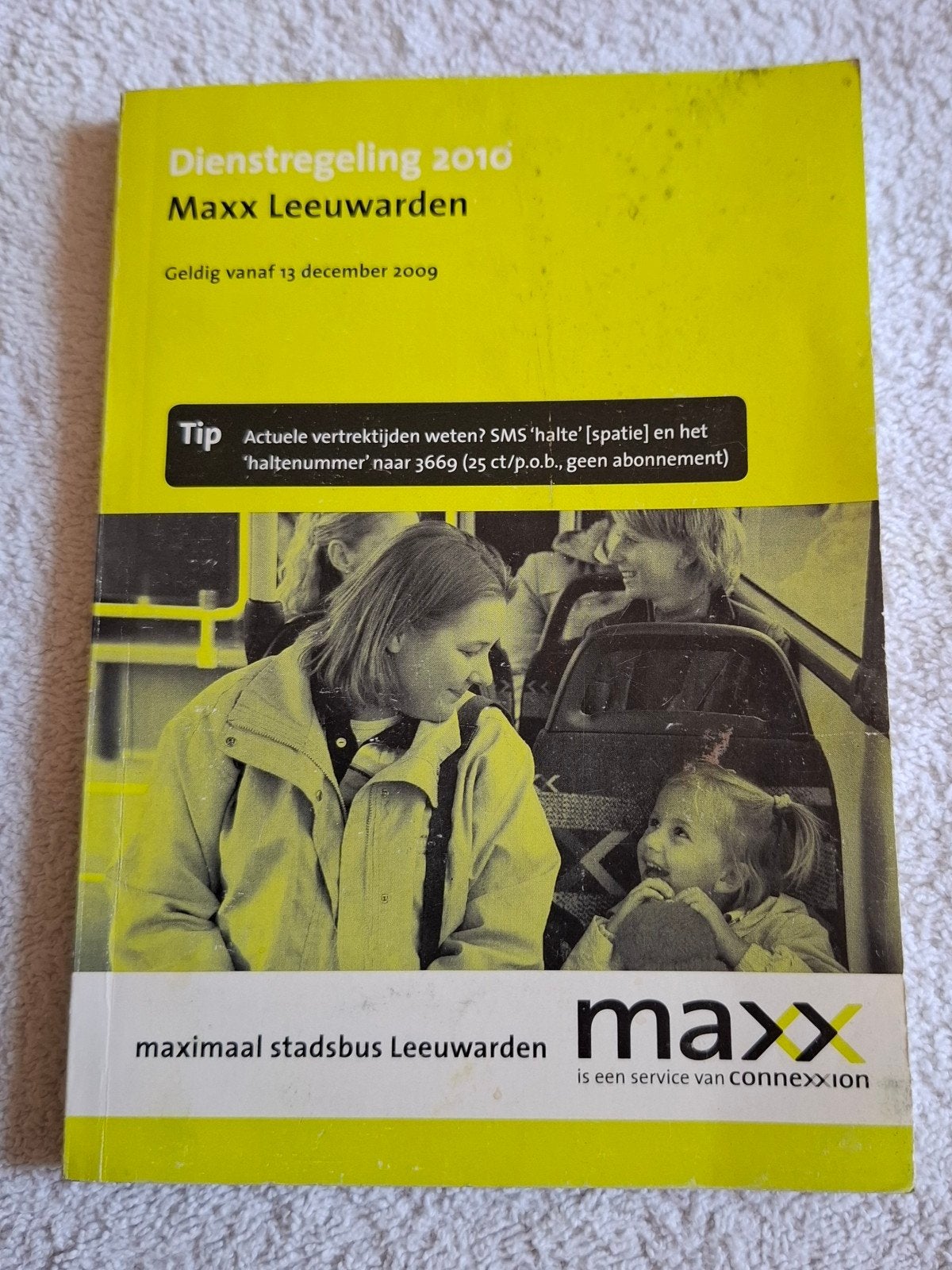 Dienstregeling 2010 Maxx Leeuwarden - Connexxion, Ophalen of Verzenden, Zo goed als nieuw, Trein, Overige typen