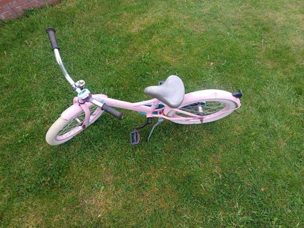 Prima werkend meisjes fiets 18 inch, Fietsen en Brommers, Fietsaccessoires | Aanhangers en Karren, Ophalen, Gebruikt