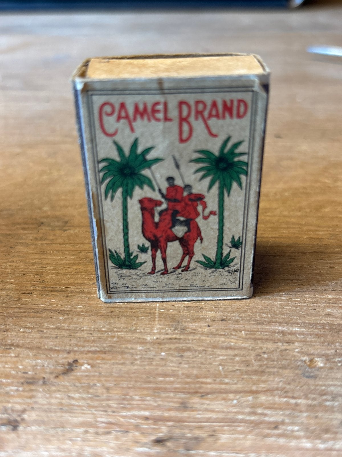 Vintage Camel Brand luciferdoosje - Zo goed als nieuw, Ophalen of Verzenden, Zo goed als nieuw, Luciferdoosjes of -merken