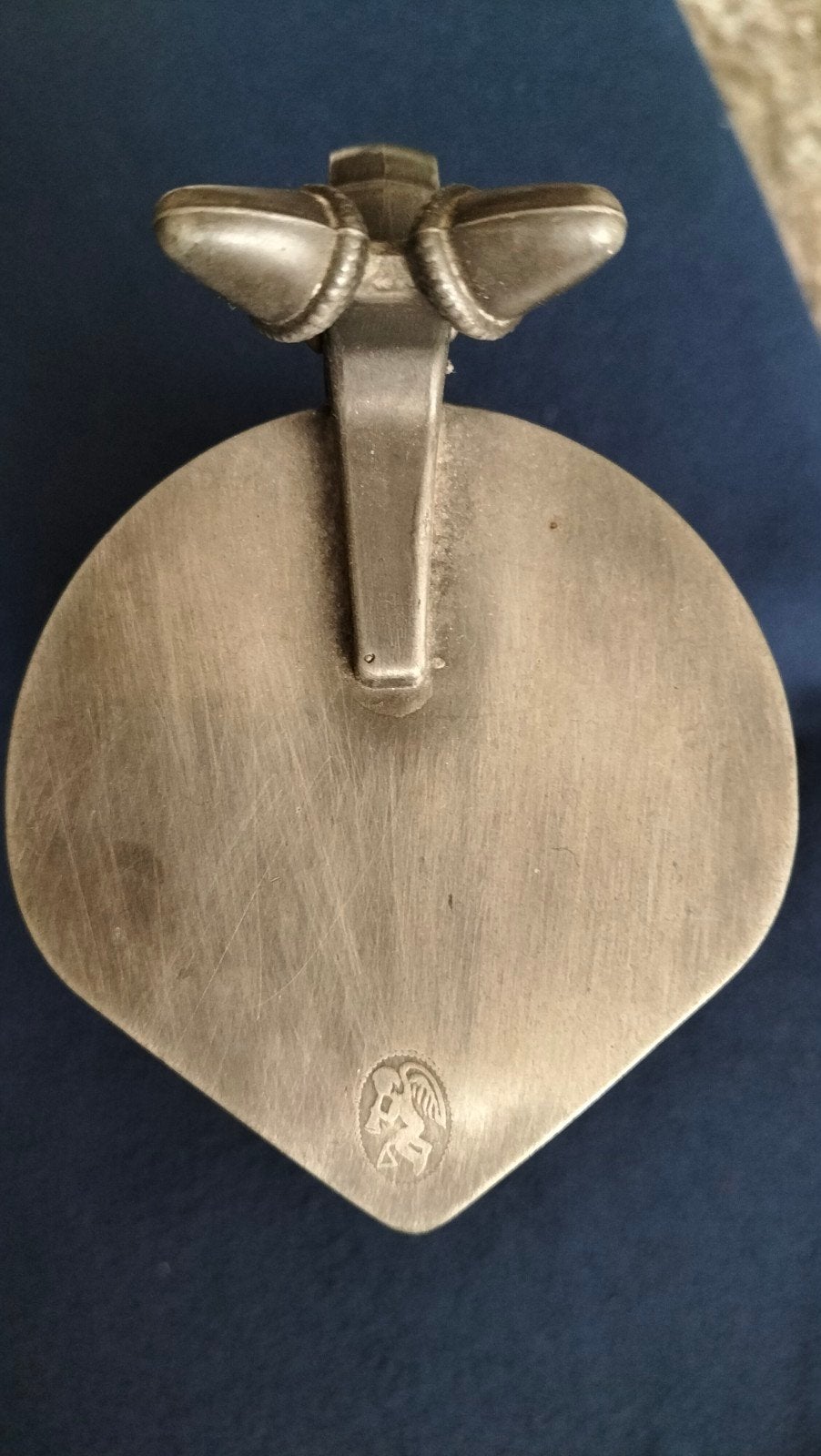 Tinnen eikeltjeskan, 23 cm hoog, Antiek en Kunst, Ophalen