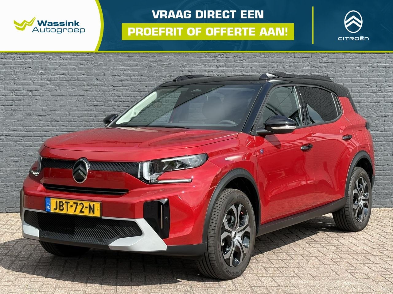 Citroen Ë-C3 Aircross Plus 113pk Comfort Range 44 kWh 1e Ei, Auto's, Stof, Gebruikt, Origineel Nederlands, SUV of Terreinwagen