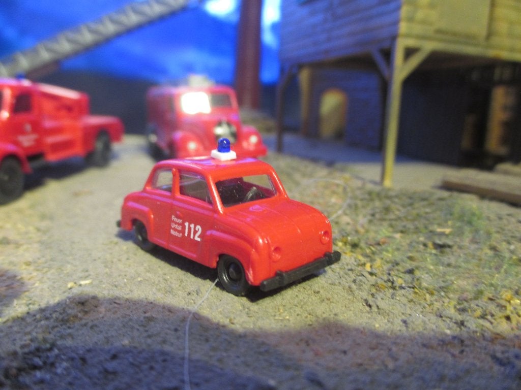 Goggomobil 250 Feuerwehr - IMU brandweer als 112 uitvoering, Ophalen of Verzenden, Zo goed als nieuw, Bus of Vrachtwagen