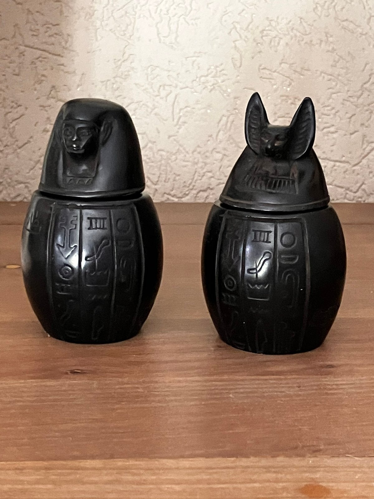 Prachtige Set Egyptische Canopen, Antiek en Kunst, Ophalen of Verzenden