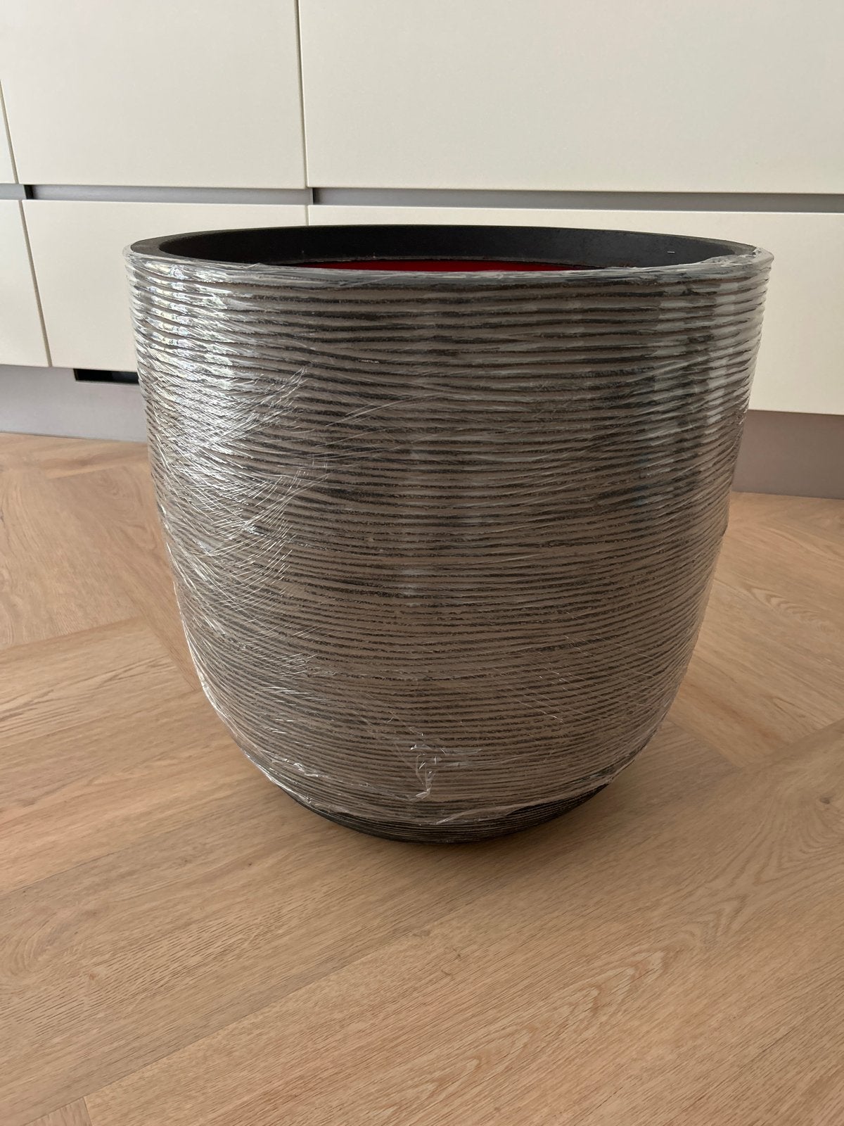 Grote Capi  bloempot van gerecycled kunststof, 53 cm hoog, Tuin en Terras, Bloempotten, Kunststof, 40 cm of meer, Rond, Binnen