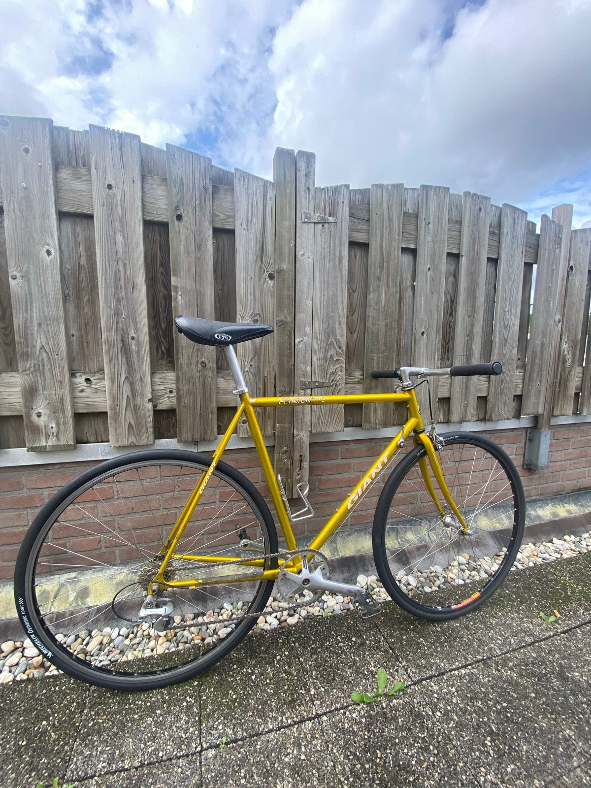 Giant racefiets - Geel, gebruikt, Ophalen, Gebruikt, Velgrem, Giant