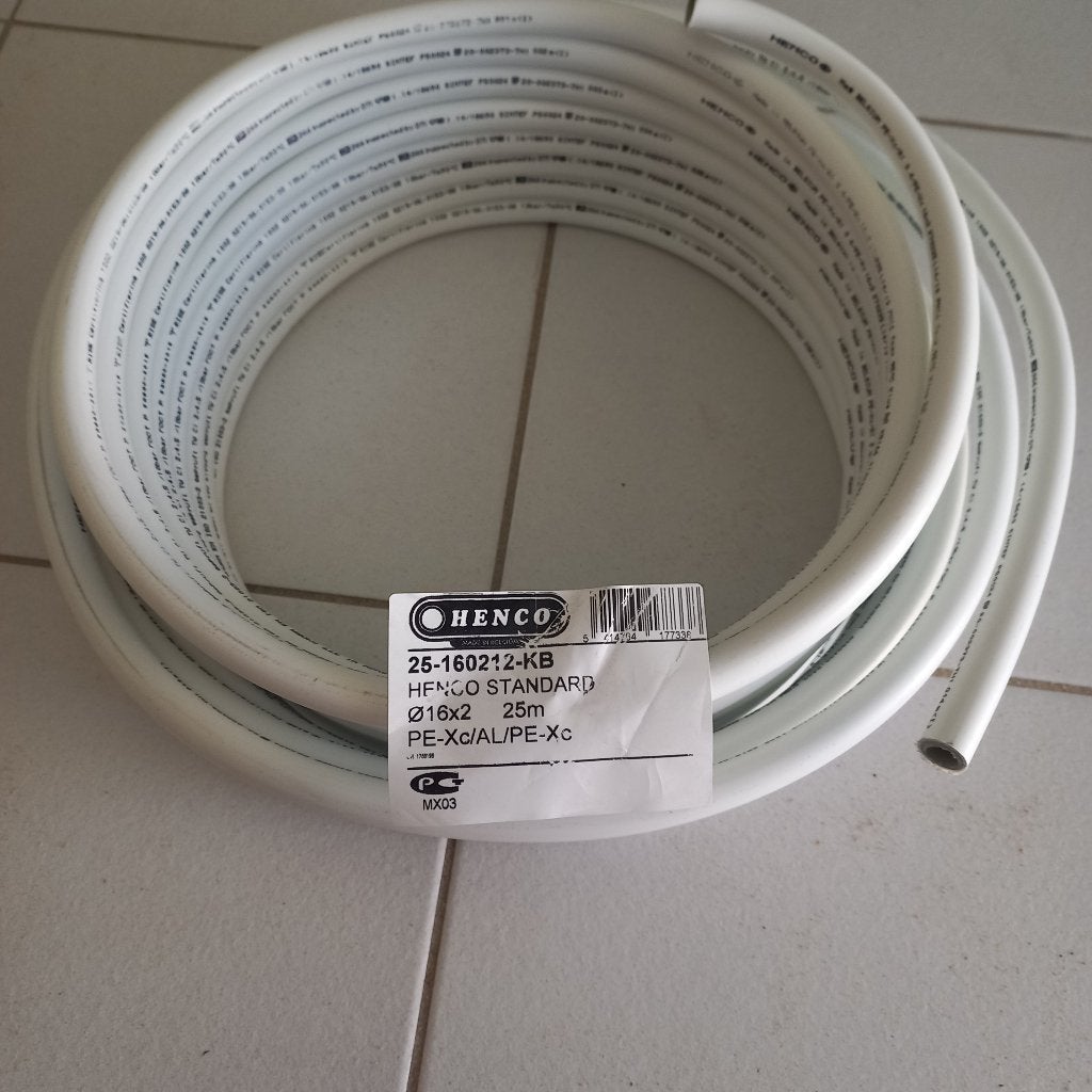 HENCO Standard buis Ø 16x2 mm, Doe-het-zelf en Verbouw, Buizen en Afvoer, Ophalen, Overige materialen, Minder dan 20 mm, 6 meter of meer