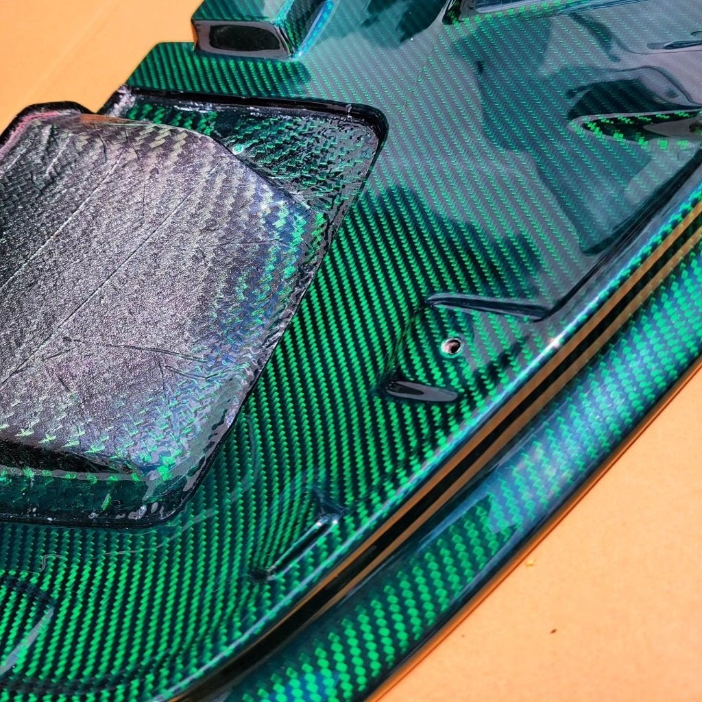Mines carbon frontlip diffuser - Nissan Skyline R34 GTR GT-R, Auto diversen, Ophalen of Verzenden