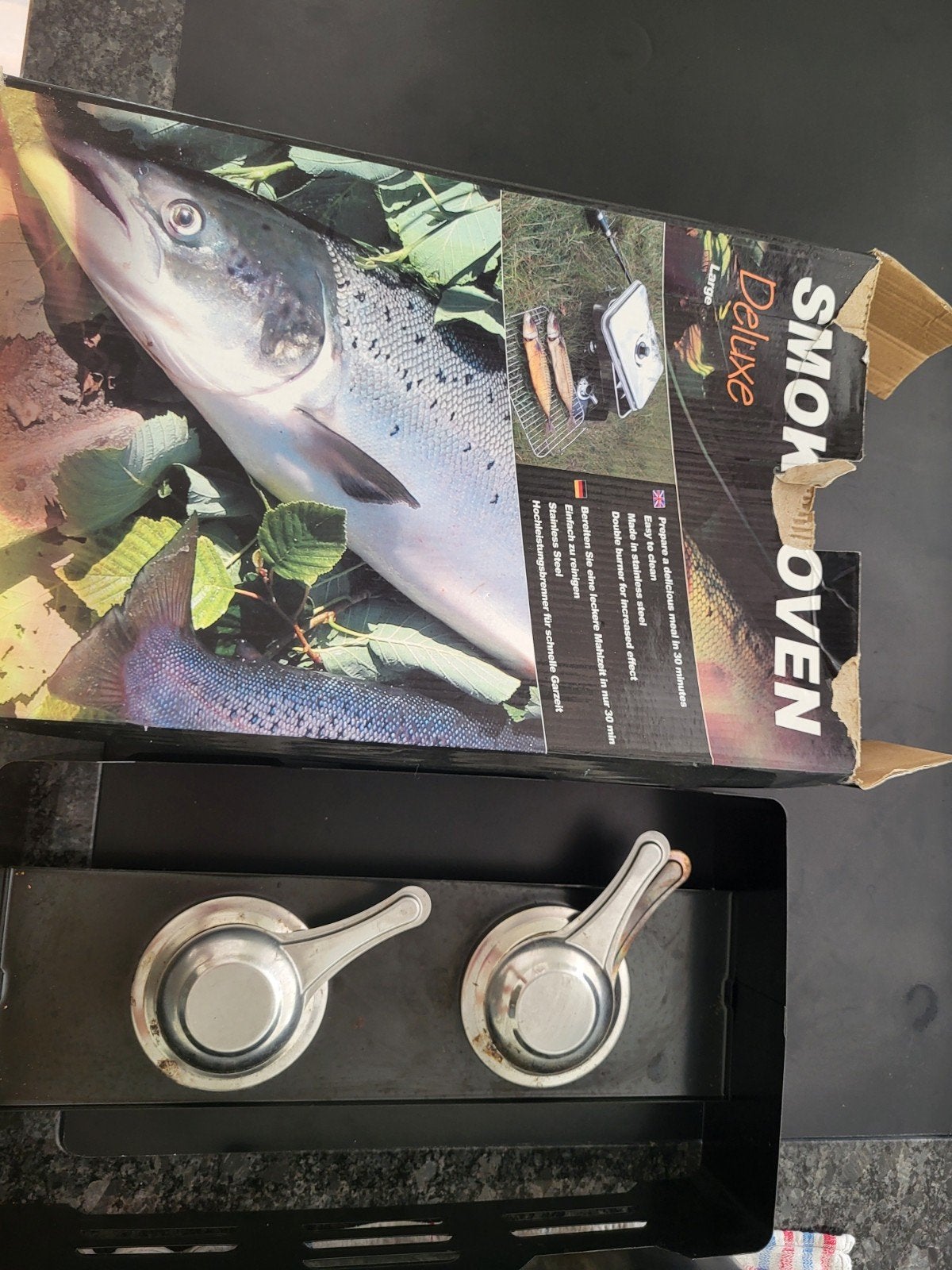 Ron Thompson Deluxe Rookoven - Perfect voor Vis en Vlees, Ophalen of Verzenden, Vrijstaand, Gebruikt, Campingoven