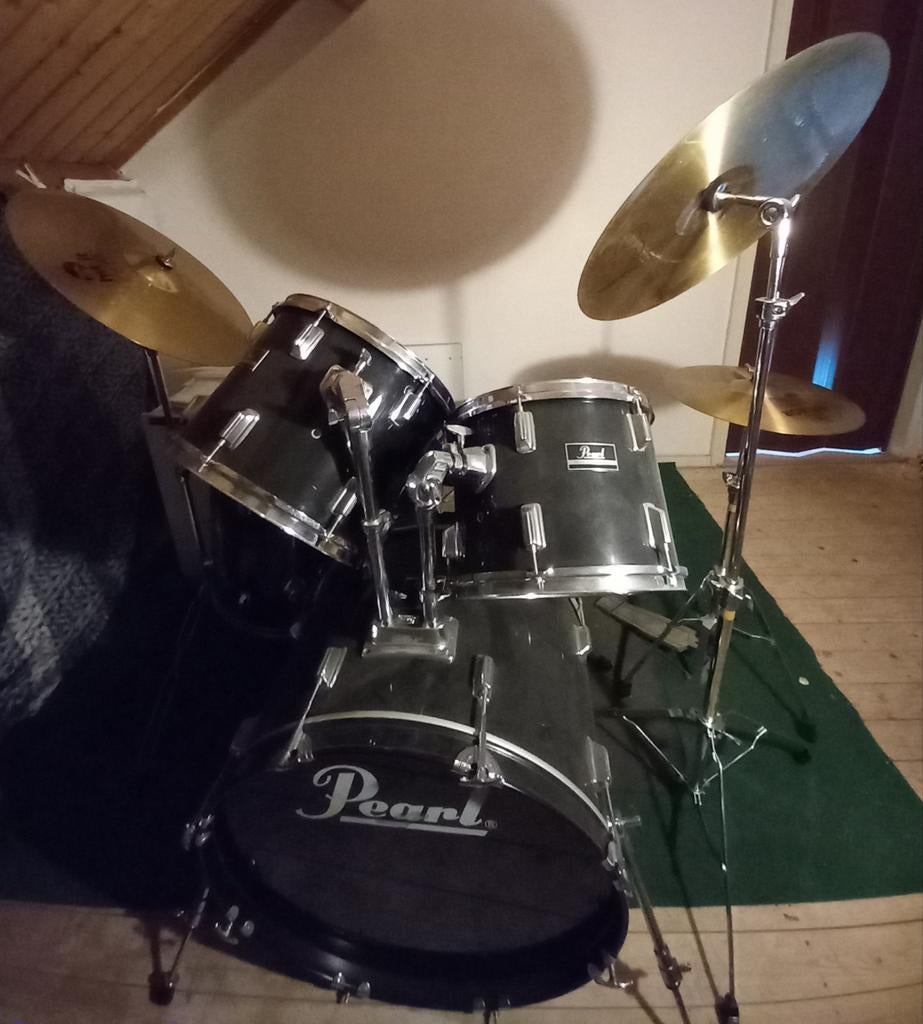 Pearl drumstel, Muziek en Instrumenten, Drumstellen en Slagwerk, Ophalen, Gebruikt, Pearl