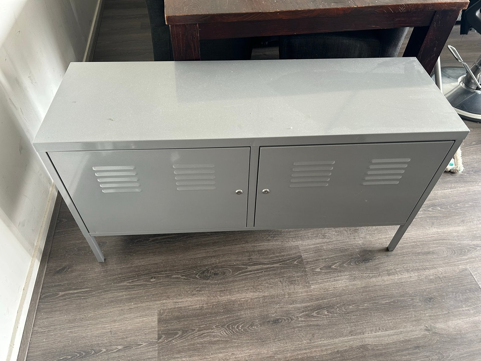 Grijs metalen IKEA PS kastje | VANDAAG OPHALEN, Ophalen, Gebruikt