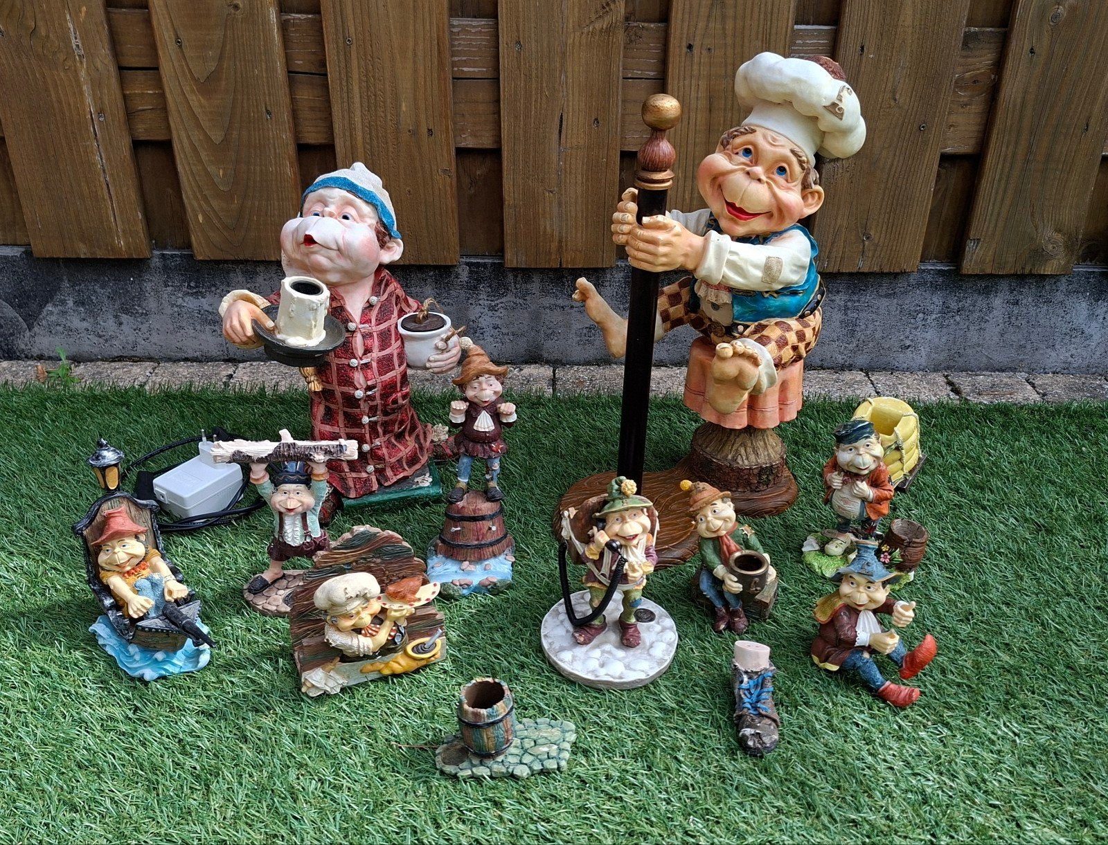 Grote collectie Volk van Laaf beeldjes - Efteling, Verzamelen, Beelden en Beeldjes, Ophalen of Verzenden, Gebruikt, Laaf