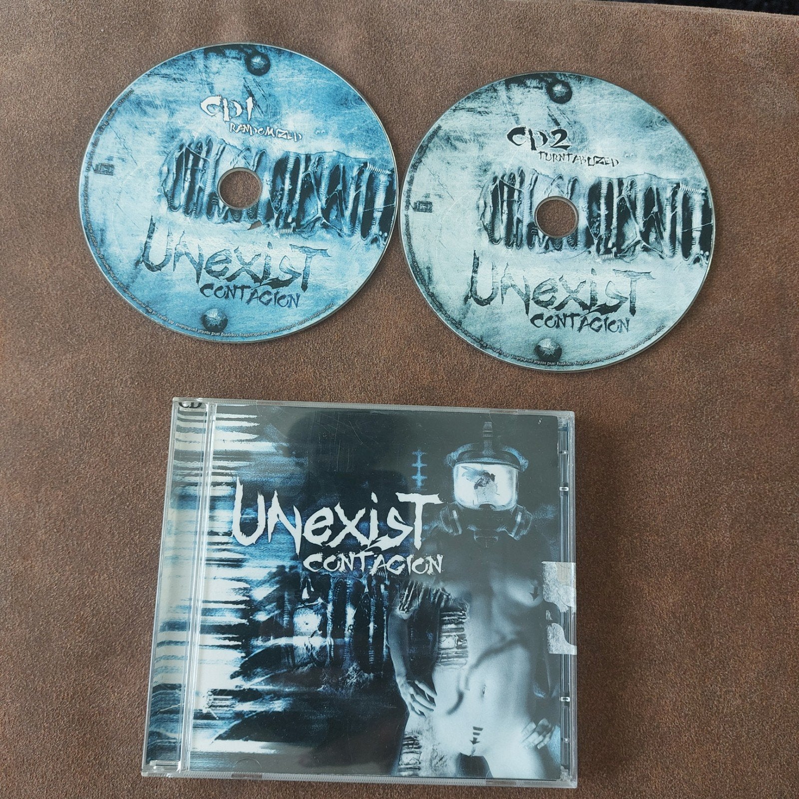 Unexist - Contagion (2xCD Hardcore/terror), Cd's en Dvd's, Gebruikt, Hardcore, Ophalen of Verzenden, Inclusief doosje