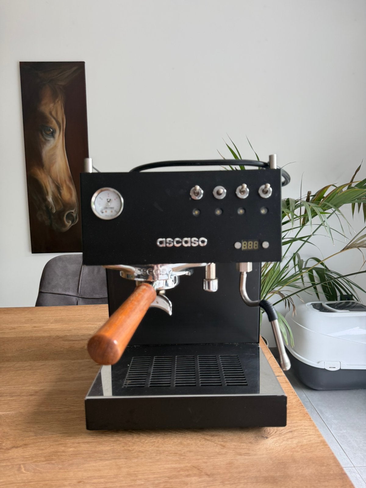 Ascaso Steel duo, 10 kopjes of meer, Ophalen of Verzenden, Zo goed als nieuw, Espresso apparaat