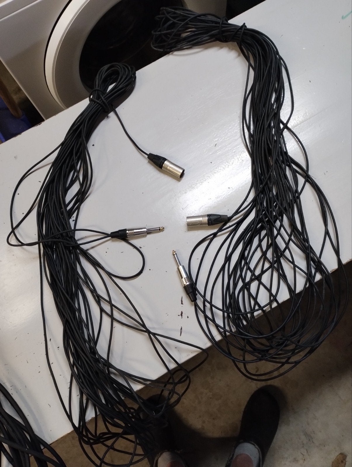2 audio kabels 29.5 meter lang per stuk., Ophalen of Verzenden, Nieuw